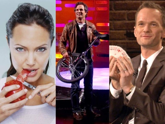 Las estrellas de Hollywood tienen muchos hobbies, algunos más extraordinarios que otros, que los diferencian de los demás. Aquí te listamos algunos de los talentos ocultos de las celebridades. Tal vez tú tengas el mismo.