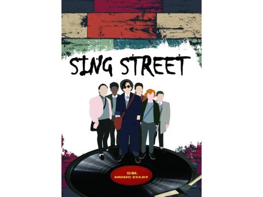 3. SING STREET. Sing Street se ambienta en Dublin, durante los años ochenta. En plena recesión económica, Conor (Ferdia Walsh-Peelo) es un adolescente que debe abandonar la comodidad de la escuela privada en la que estudiaba, viéndose obligado a sobrevivir en la escuela pública del centro de la ciudad, donde el clima es mucho más tenso. <br/><br/>Al conocer a la misteriosa y cool Raphina (Lucy Boynton), encontrará un rayo de esperanza. Con el objetivo de conquistarla, invita a la joven a ser la estrella en los videoclips de la banda que quiere formar. Juntos se sumergen en las vibrantes tendencias de la música rock de los años 80 y Conor, que ahora decide llamarse Cosmo, se entrega a componer canciones y a grabar videoclips para su recién formada banda como una forma de lucha.<br/>