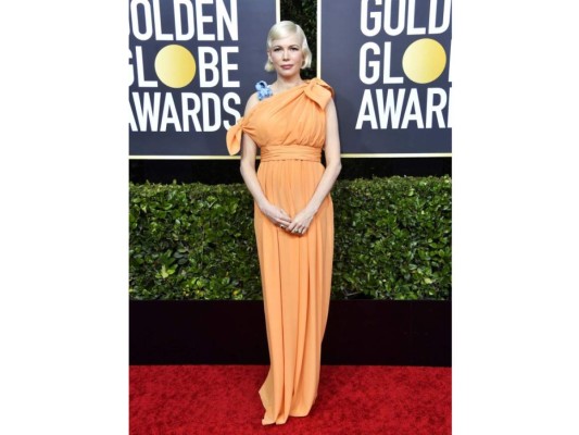 Michelle Williams optó por un vestido de Louis Vuitton