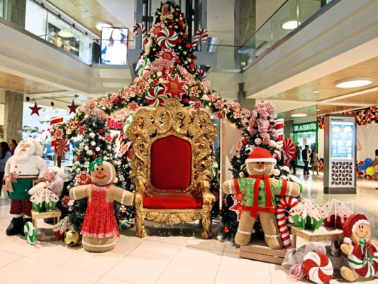 El área perfecta para las fotografías de los niños en Navidad en City Mall