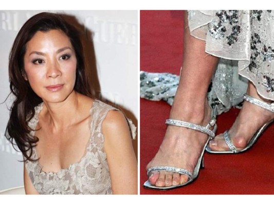 Michelle Yeoh y su protagonismo pero en los pies