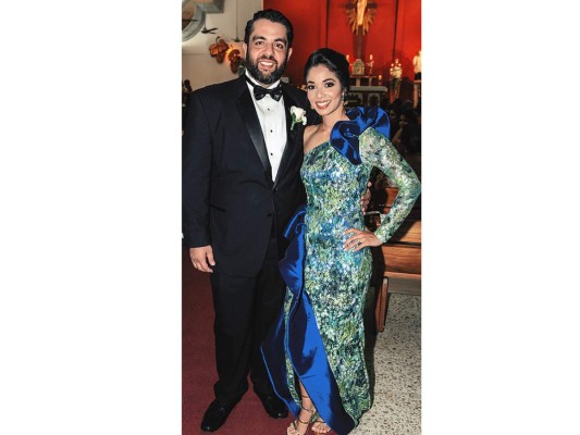 Gamal Nazar y Melanie Andonie celebran boda religiosa