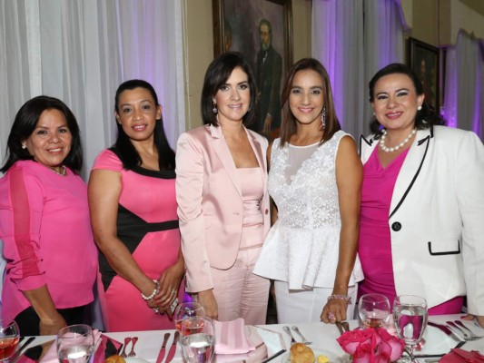 Cena rosa en Casa Presidencial