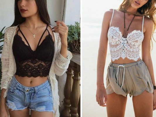 Ocho opciones para utilizar un bralette