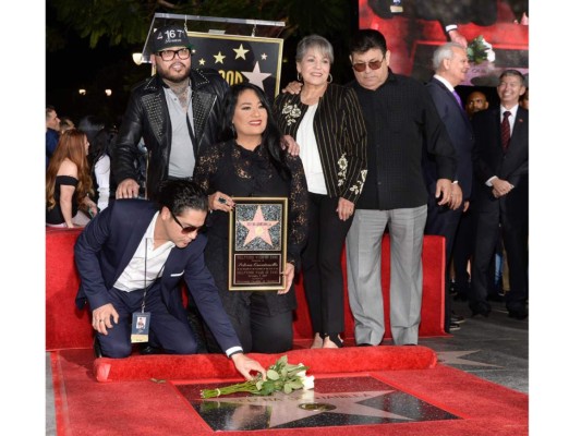 Selena Quintanilla en el Paseo de La Fama de Hollywood