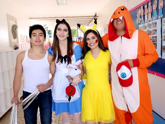 Elvin Ordóñez, Paola Caminals, Mónica Flores y David Argüello