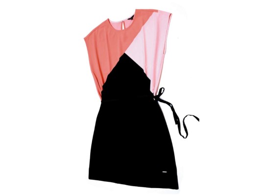 Ribon dress, estiliza tu guardarropa con este vestido en combinación de texturas, ¡Perfecto!