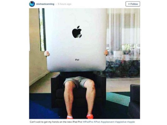 Divertidos memes por el lanzamiento del iPad Pro de Apple