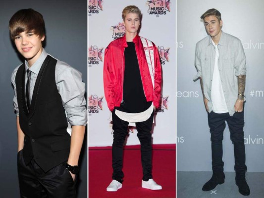 Justin Bieber, evolución de estilo