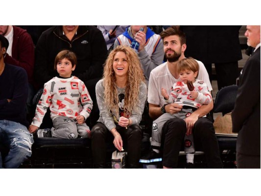 Shakira y su familia en New York