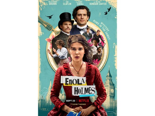 Enola Holmes. Nadie puede detener a la hermana menor de Sherlock, saca a relucir el sabueso que corre por sus venas para encontrar a su madre y desentrañar una peligrosa conspiración.
