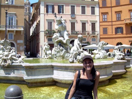 'Mi primera experiencia mochileando fue en julio de 2007, un mes en Italia: ¡y la pase así de bien!'