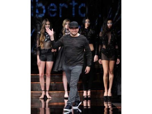 NEW YORK, NY - FEBRUARY 10: Fernando Alberto walks the runway during Fernando Alberto Atelier at New York Fashion Week Art Hearts Fashion NYFW FW/17 at The Angel Orensanz Foundation on February 10, 2017 in New York City. (Photo by Arun Nevader/Getty Images for Art Hearts Fashion)