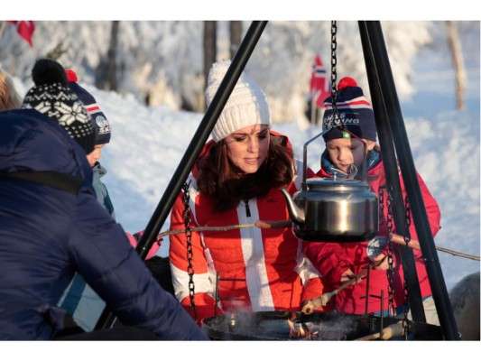 Kate Middleton como toda una diosa en Noruega