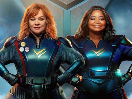 Fuerza Trueno: Dos amigas de la infancia se convierten en las más insólitas heroínas cuando una de ellas inventa una fórmula para desarrollar superpoderes. Estrena el 8 de abril.