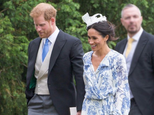 El vestido que Meghan Markle usó en la boda de Celia McCorquodale