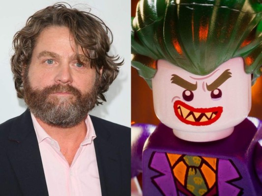 Conocemos a Zach Galifianakis por su lado cómico, el cual llevó a la pantalla grande para prestarle su voz al Guasón en The Lego Batman Movie.