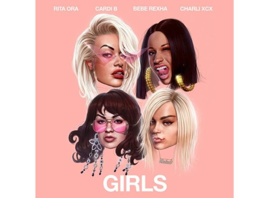 Rita Ora y Cardi B se besan en el video “Girls”