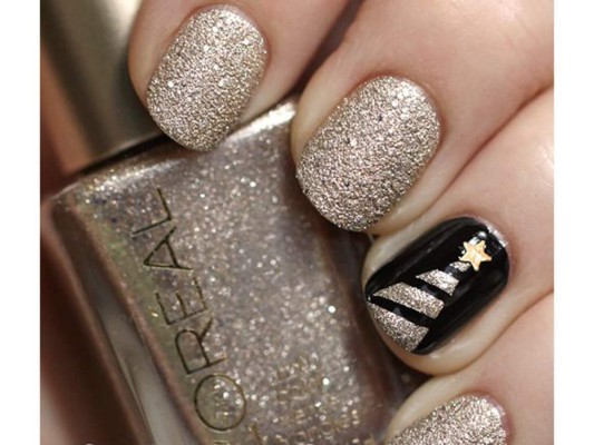 El turno de las uñas en navidad