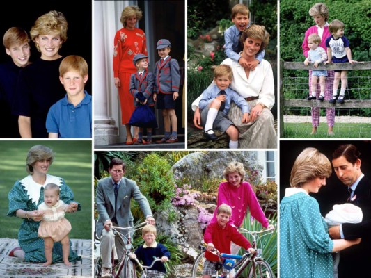 Fotos inolvidables de Lady Di con William y Harry