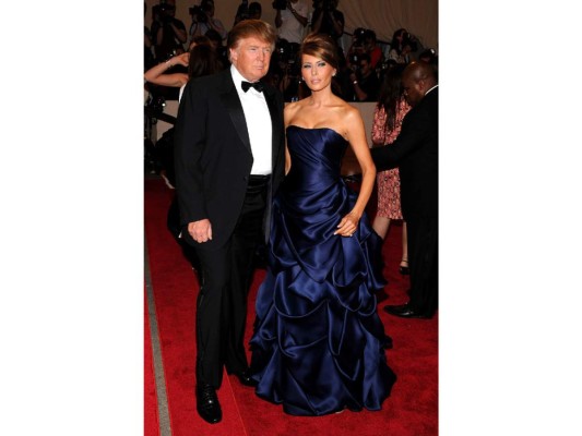 Donald Trump y Melania Knauss en la gala de 2010