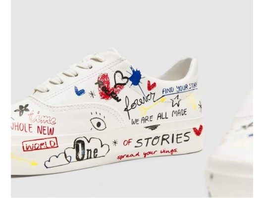 Graffiti sneakers