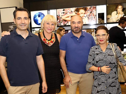 Jesús Amor, Marianne Cadario, el embajador de Francia Pierre-Christian Soccoja y Blanca Bendeck