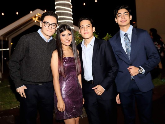 Joaquín Torres, Luna Lagos, Leonardo Fernández y Ángel Páez