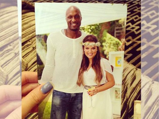 Khloé Kardashian y Lamar Odom, su amor en imágenes