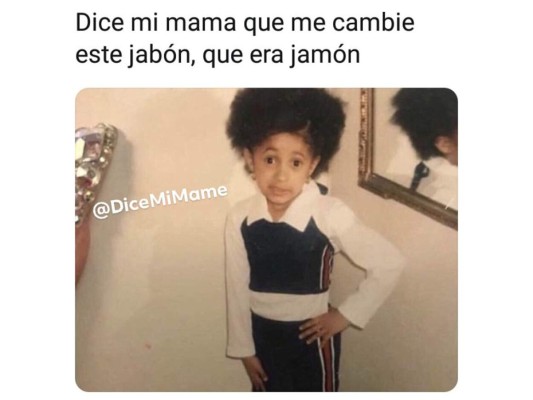 'Dice mi mamá' el meme de Cardi B