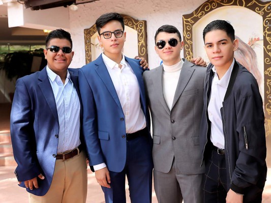 Gabriel Castro, Haziel Pavón, Ricardo Molina y Amaru Martínez