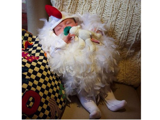 Winnie Rose Fallon. La hija de tres meses del comediante Jimmy Fallon se une a las festividades
