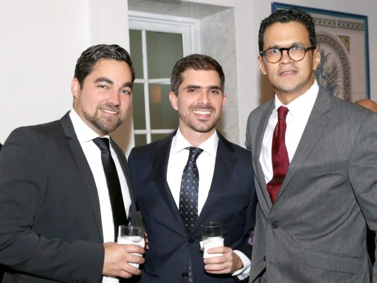 Eliberto Navarette, Felipe Kafati y Néstor Paz<br/>