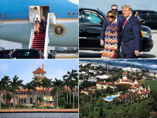 Trump retoma su vida de ciudadano común en su club Mar-a-Lago en Florida