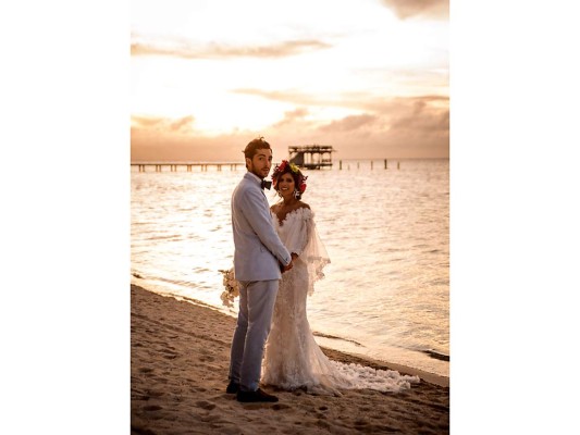 Boda de Dharya Williams y Roberto Kattán