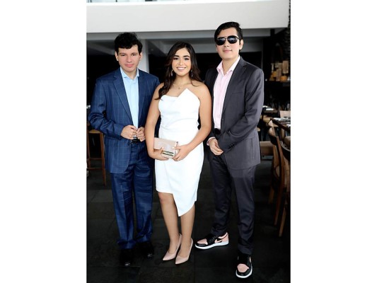 Sebastián Irias, Sofía Reyes y Alejandro Rivera
