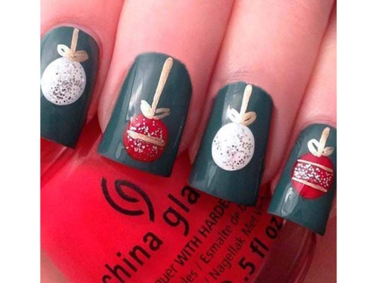 El turno de las uñas en navidad