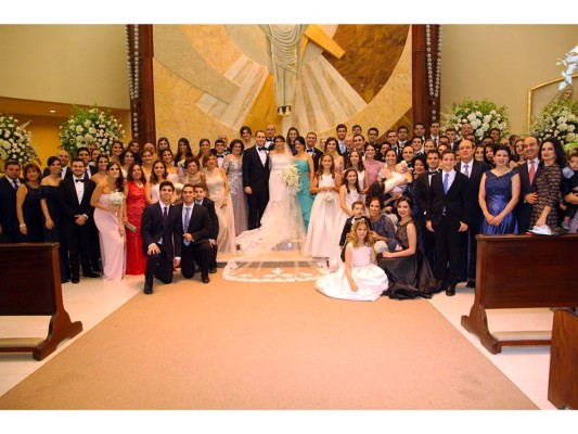 Roberto Facussé y Sophie Andonie unen sus vidas en matrimonio&nbsp;&nbsp;