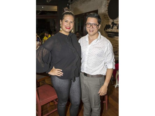 Eva Caballero y Marco Pineda.