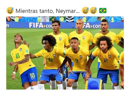 Los mejores memes de Neymar en el Mundial de Rusia 2018