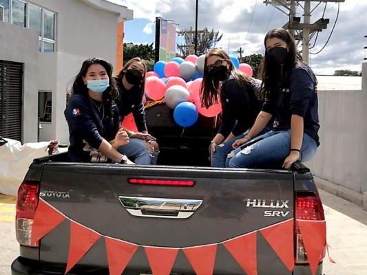 Andrea Magaña, María José Santos, Alejandra Barahona e Isabella Sierra