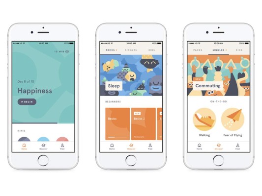 6. Headspace. Bastan unos minutos al día para aprender las técnicas de meditación que cambiarán tu vida. En esta aplicación gratuita encontrarás consejos sobre salud mental, desarrollo personal, y cómo controlar el estrés y la ansiedad. Los ejercicios están diseñados para ayudarte a lidiar con el estrés, concentrarte y sentirte mejor, relajarte y tener un sueño reparador practicando la meditación y el mindfulness.