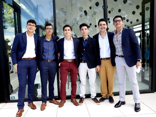 Kevin Samayoa, Arturo Gómez, Juan Bendeck, José Castro, Fernando Gómez y Kenneth Arguijo