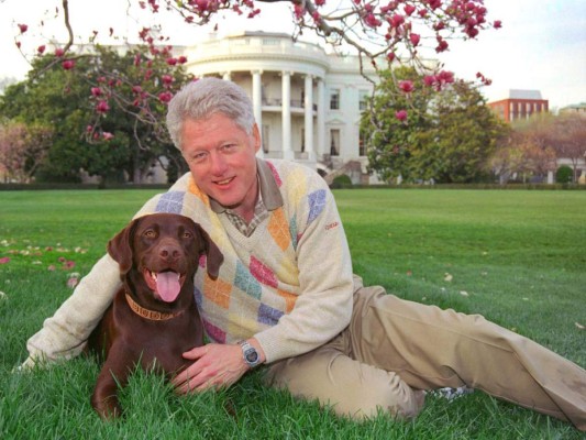 Bill Clinton con Buddy