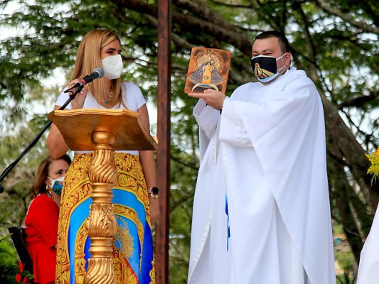 Bendición de la capilla abierta dedicada a la Caridad del Cobre