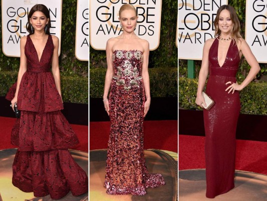 La alfombra roja de los Golden Globes