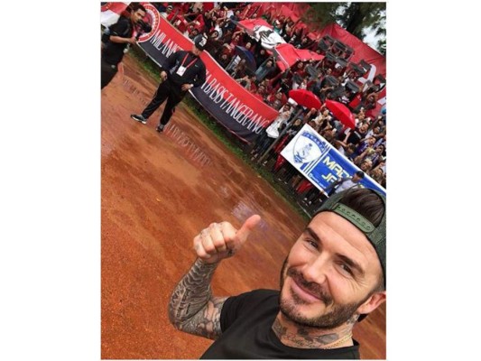 David Beckham de viaje por Indonesia