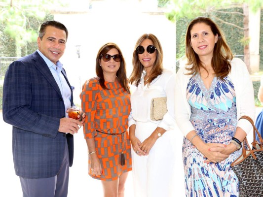 Simón Kafie, promotor del proyecto Miqueas, abrió las puertas de su residencia para recibir a las damas al Almuerzo Solidario