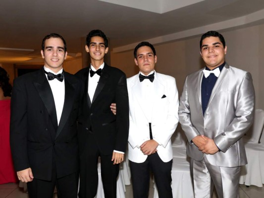 Gabriel Guevara, Sergio Caceres, Freddy Aguilera y Pablo Villa