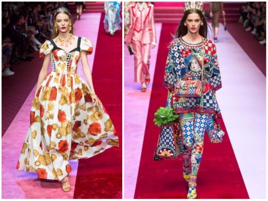 La pasarela de Dolce y Gabbana en Milán Fashion Week